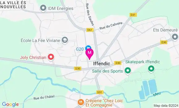 Localisation Dr Estelle Blanchard