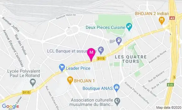 Localisation Dr Jean Pierre Maroni