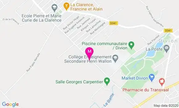 Localisation Dr Annie Baudel