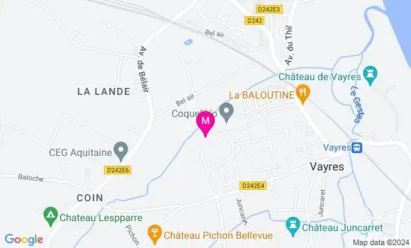 Localisation Dr Emilie Moulin Coeytaux