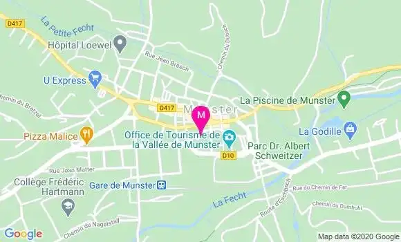 Localisation Dr Alain Burtscher