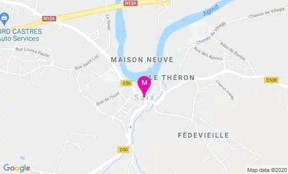 Localisation Dr Marielle Cadilhac