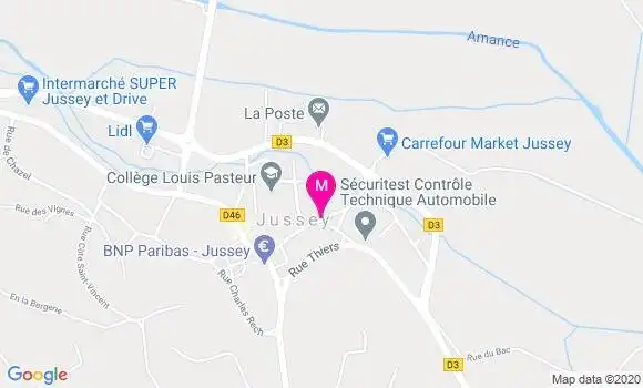 Localisation Dr Regula Garret Rosti