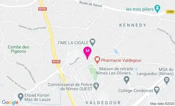 Localisation Dr Philippe Robert