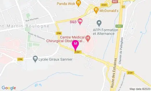 Localisation Dr Joseph Dib