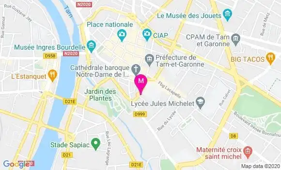Localisation Dr Amandine Lefeuvre