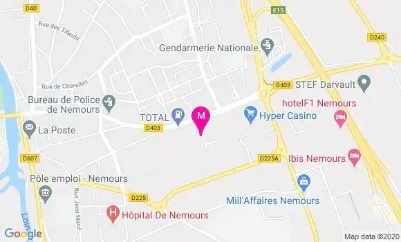 Localisation Dr Constance Fourcart