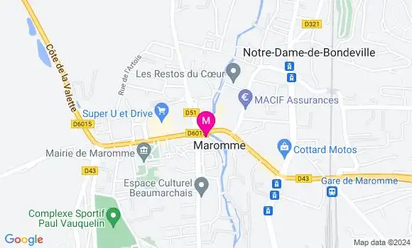 Localisation Dr Amandine Chaignon
