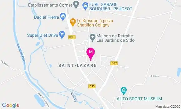 Localisation Dr Luc Ribeaucoup