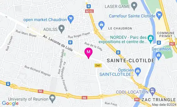Localisation Dr Marie Margaret Ramassamy