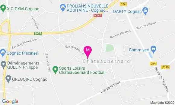 Localisation Dr Sandrine Gambier