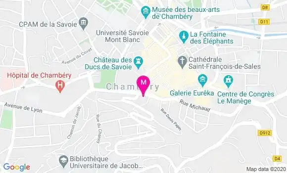 Localisation Dr Anne Monavon