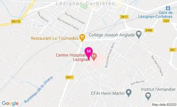 Localisation Dr Franck Bouchain