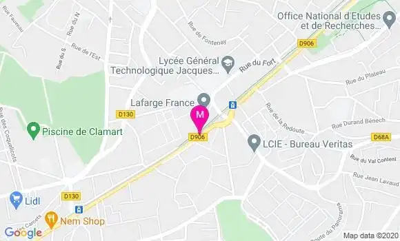 Localisation Dr Jennifer Fabre Teste