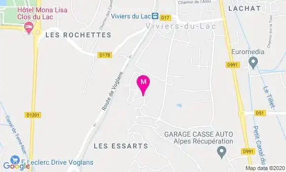 Localisation Dr Caroline Rigal