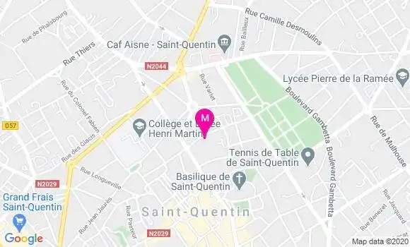 Localisation Dr Jonathan Delsaux