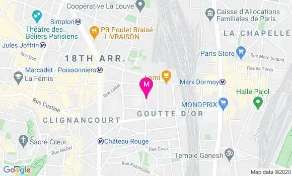 Localisation Dr Yaya Diallo