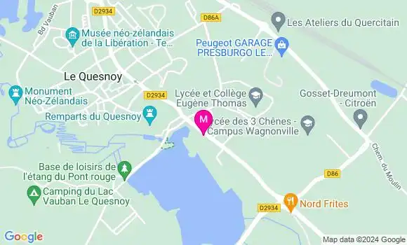 Localisation Dr Anne Mazur