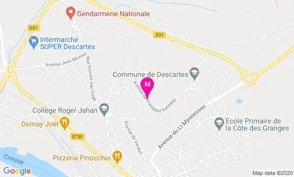 Localisation Dr Cindy Veauvy