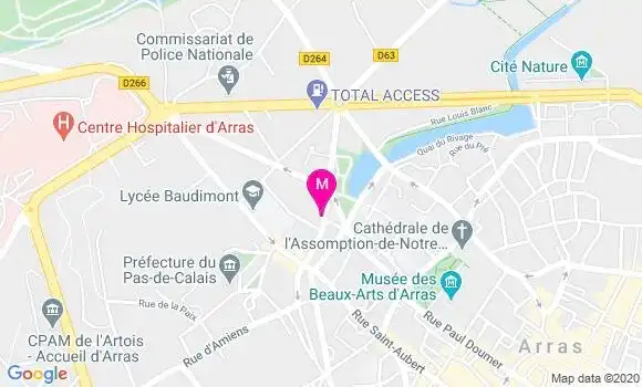 Localisation Dr Murielle Ferry Mercier