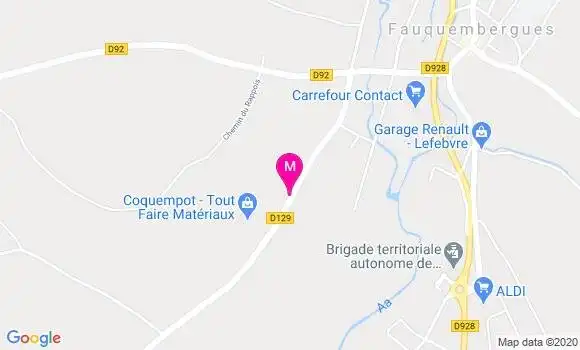 Localisation Dr Eric Legrand