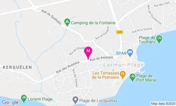 Localisation Dr Anne Francoise Pelle
