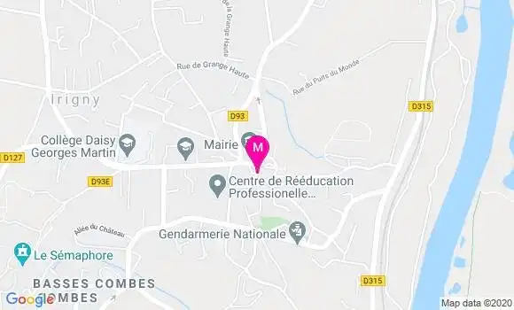 Localisation Dr Dominique Gaillard
