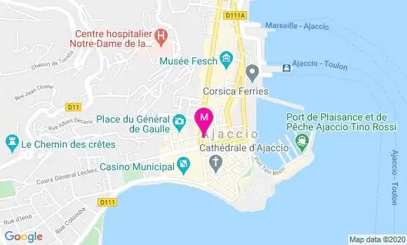 Localisation Dr Christiane Comiti