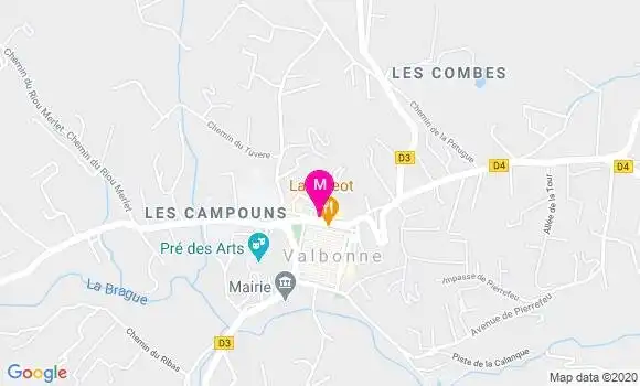 Localisation Dr Corinne Godenir
