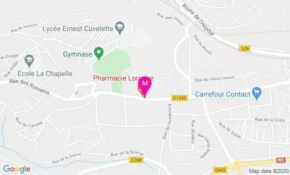 Localisation Dr Dorothea Buch