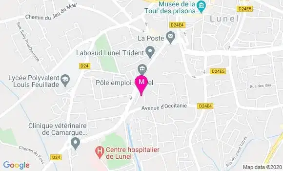 Localisation Dr Cecile Fabre