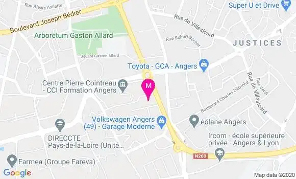 Localisation Dr Anne Trelohan