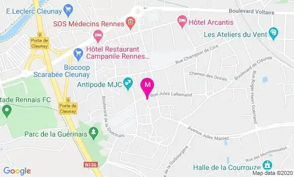 Localisation Dr Lucie Vallee