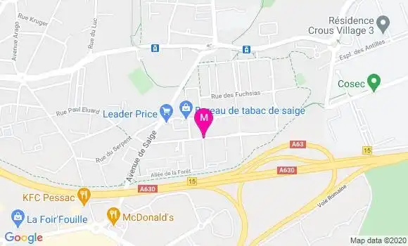 Localisation Dr Melanie Marroc