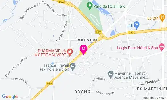 Localisation Dr Claire Hamard