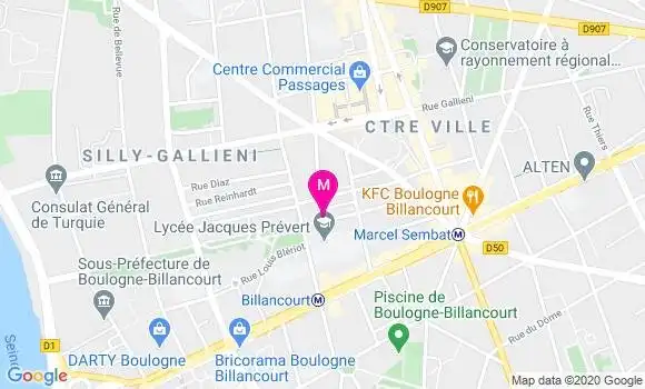 Localisation Dr Isabelle Rollin