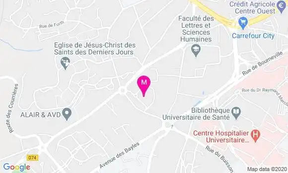 Localisation Dr Lauriane Lehmann