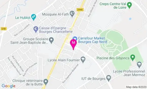 Localisation Dr Eve Terrier