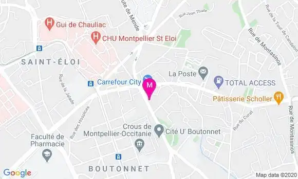 Localisation Dr Bruno Dubois