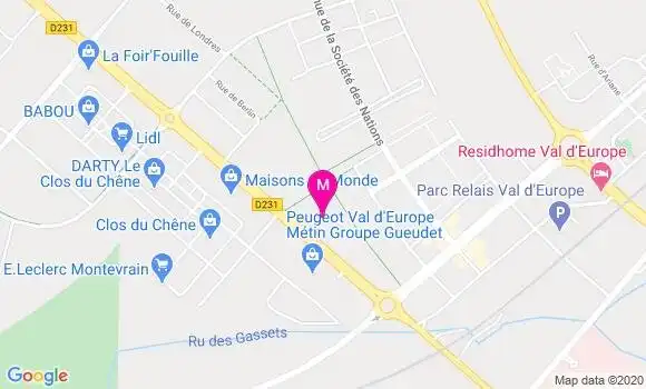 Localisation Dr Sandrine Sipouo