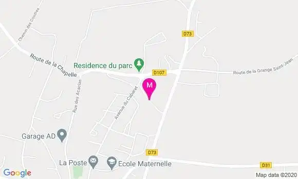 Localisation Dr Aurelien Clavier