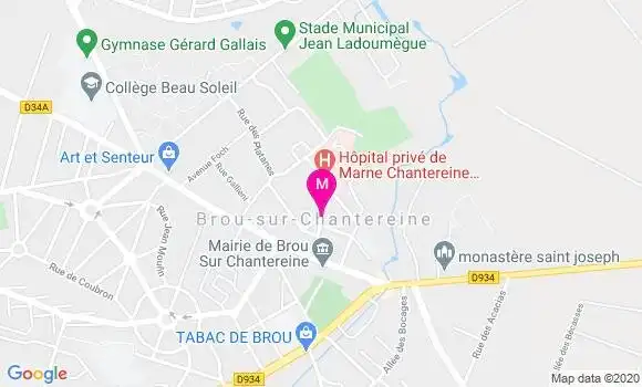 Localisation Dr Jerome Lepage