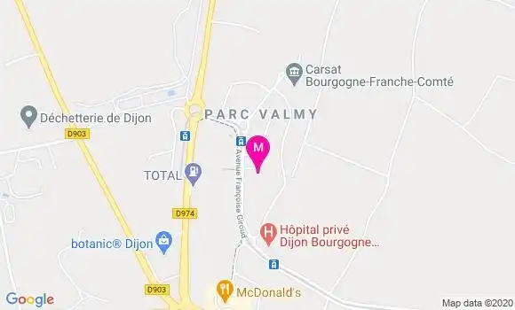 Localisation Dr Matthieu Soulie Strougar