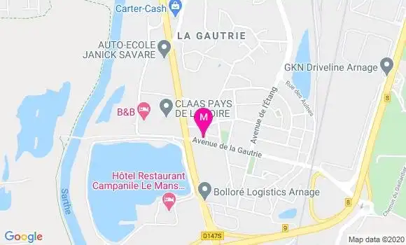 Localisation Dr Francois Garnier