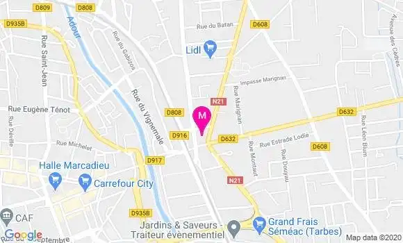 Localisation Dr Yvan Ferreol