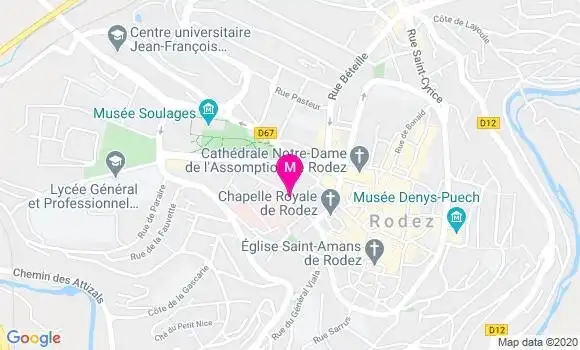 Localisation Dr Dimitri Pascual
