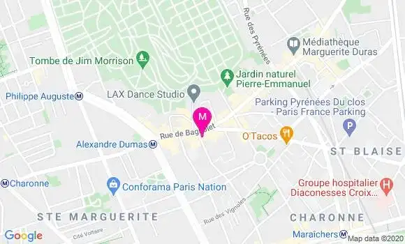 Localisation Dr Francois Couderc