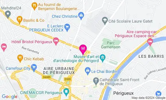 Localisation Dr Melissa Juguelin