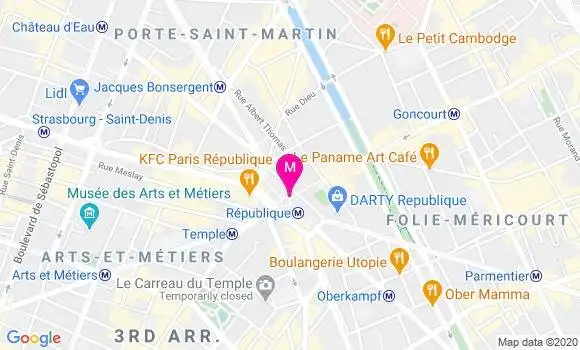 Localisation Dr Christele Rosamont