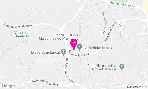 Localisation Dr Claire Vacher Coponat